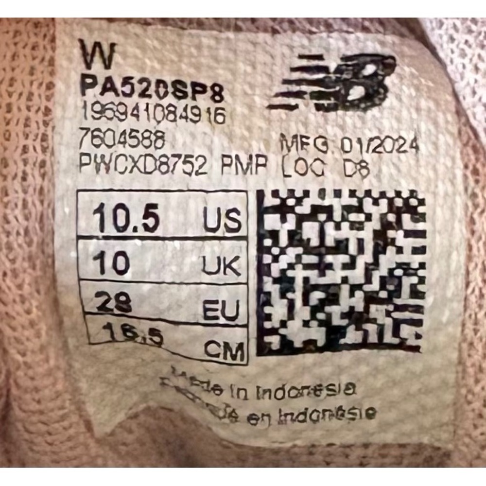 New Balance 520 Kids Running Shoes Light Blue Pink PA520SP8 Size 10.5 US Toddler - Picture 8 of 8